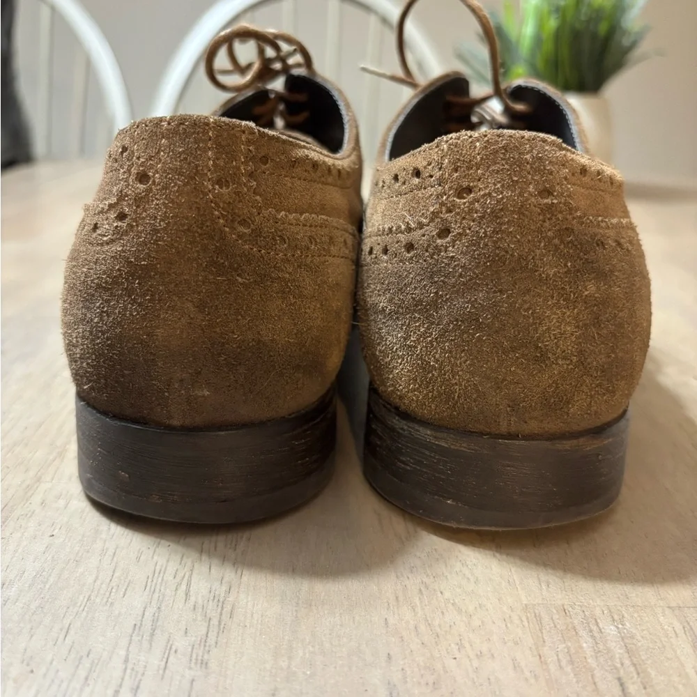Vintage To Boot Suede Oxfords w/NYC Map Sole